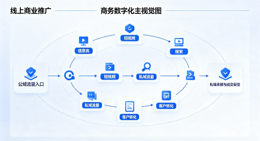 沁源县线上商业推广怎么做？全域流量闭环搭建与低成本转化实战指南